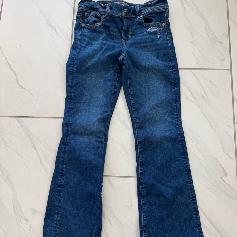 American Eagle Outfitters Dark Blue Bootcut Jeans
